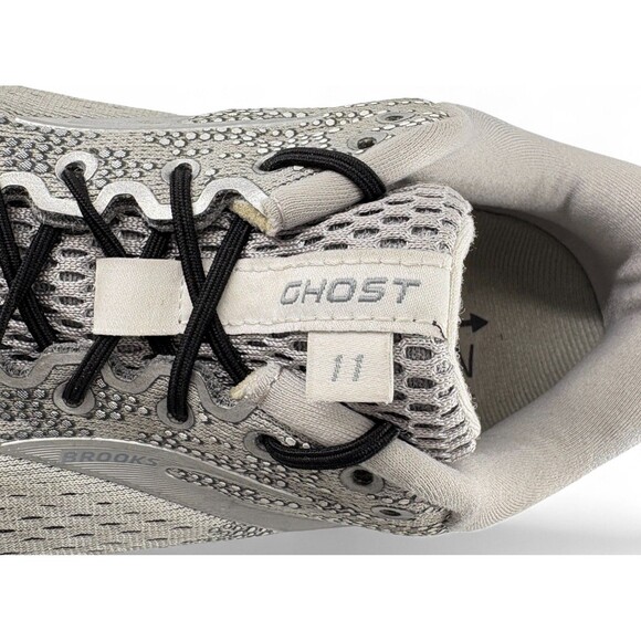 Brooks Ghost 11 Running Shoes Women’s Size 9 White Athletic Walking Sneakers - Picture 7 of 8